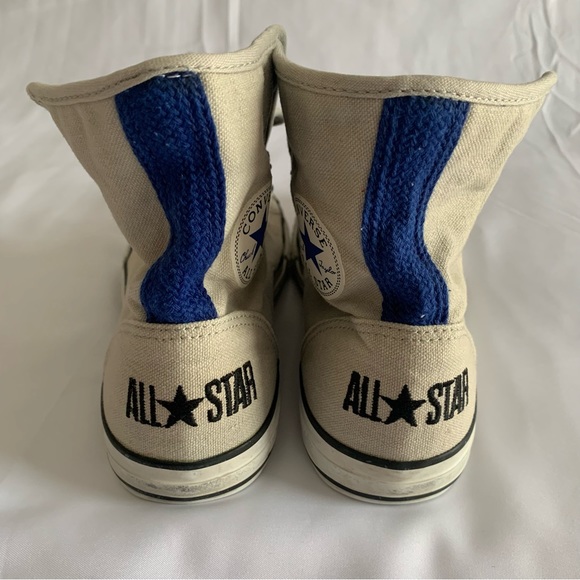 beige and blue converse - Picture 6 of 8